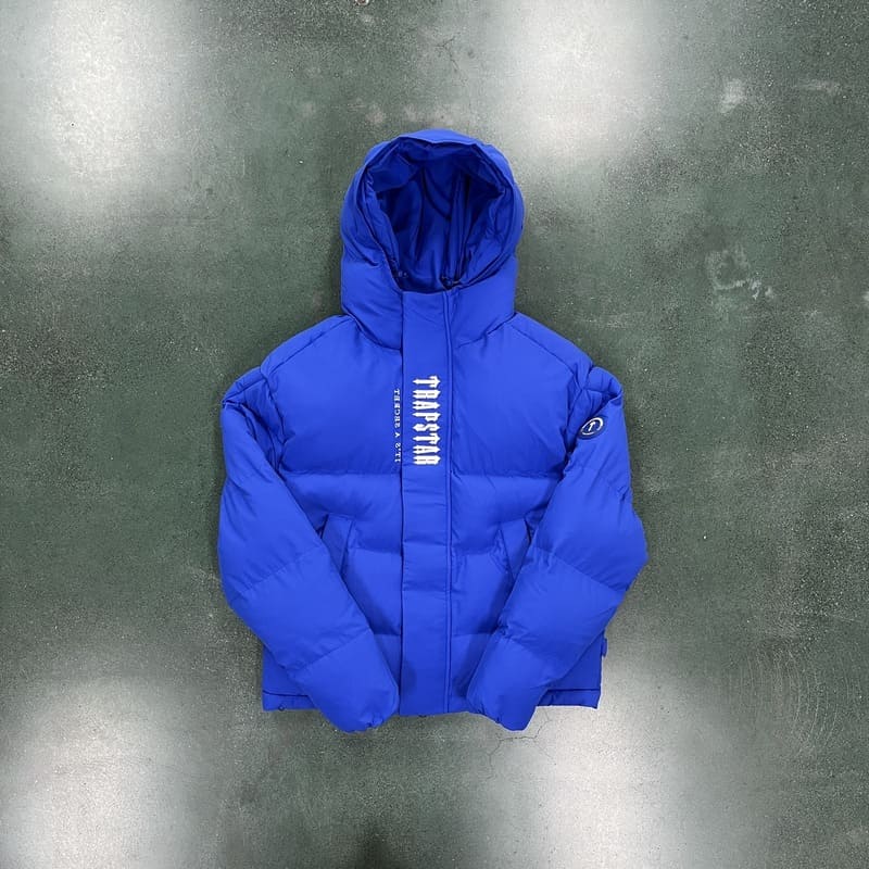 Jaqueta Puffer Trapstar Decoded 2.0 Dazzling Blue - HYPER LIST