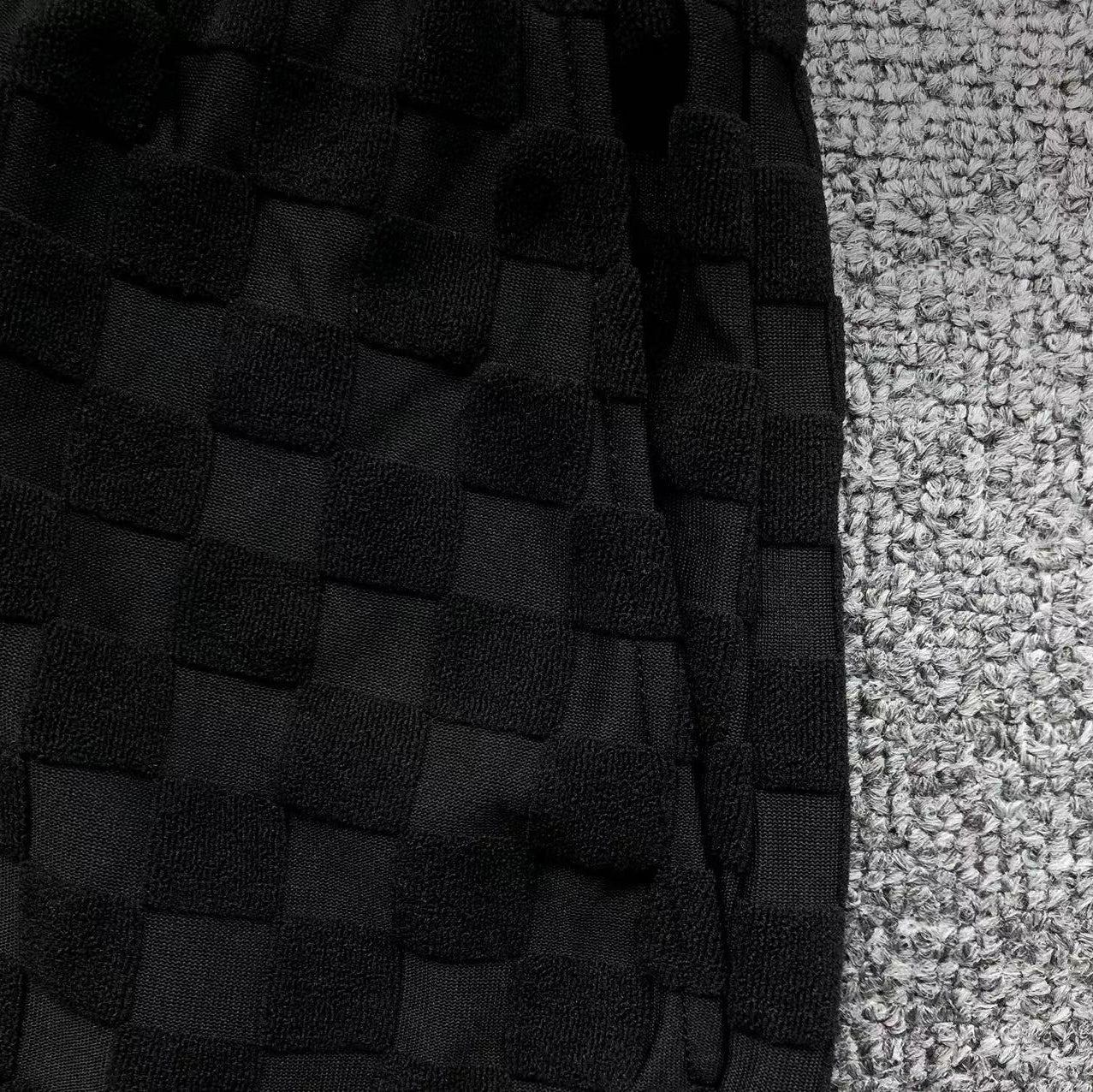 Louis Vuitton Black Embroided Short Set - HYPER LIST