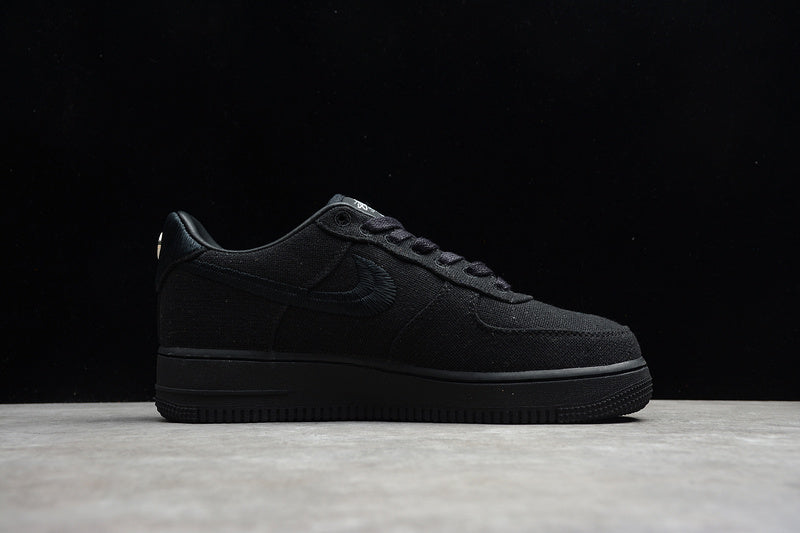 Stussy x Nike Air Force 1 Triple Black - HYPER LIST