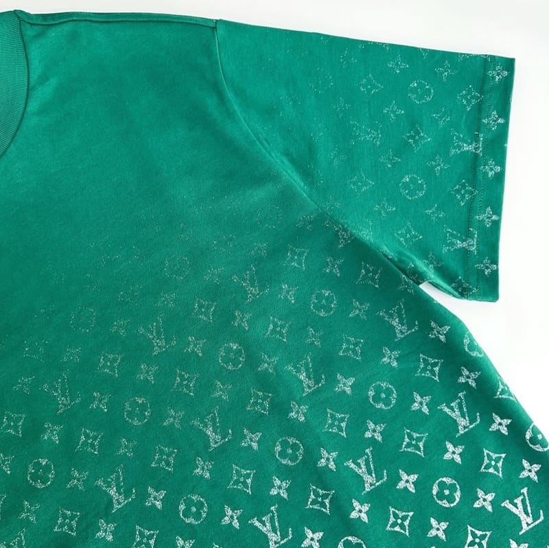 Camiseta Louis Vuitton LVSE Monogram Gradient Green - HYPER LIST