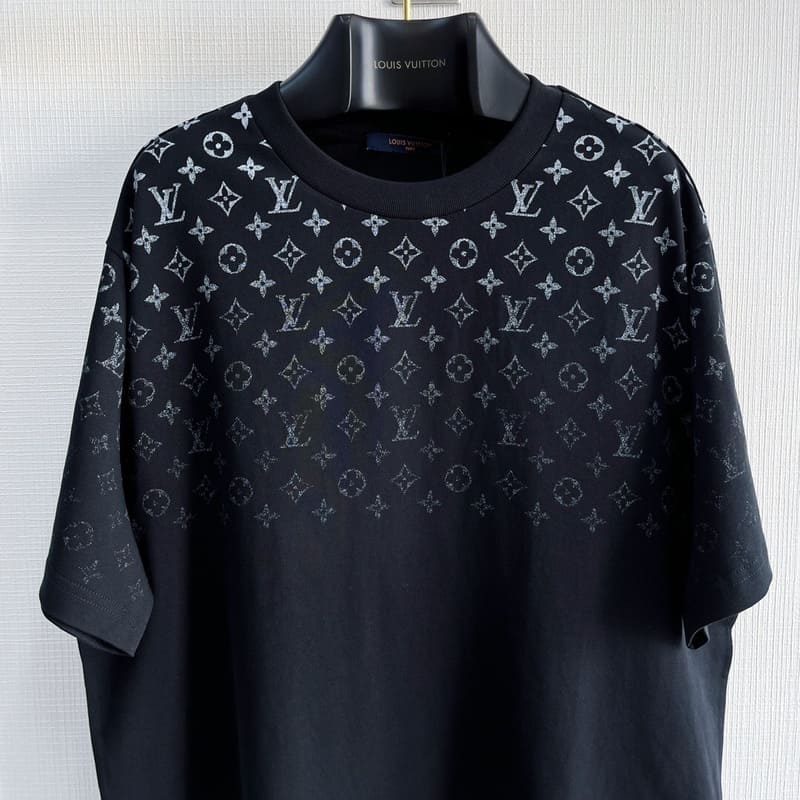 Camiseta Louis Vuitton Gradient Cotton Black - HYPER LIST