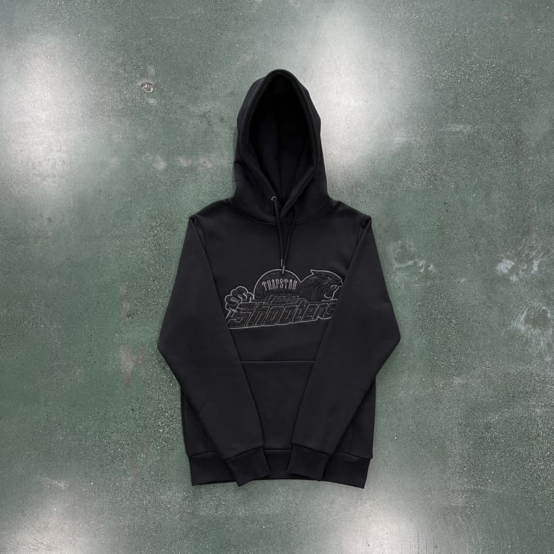 Conjunto Trapstar Shooters Black Monochrome - HYPER LIST