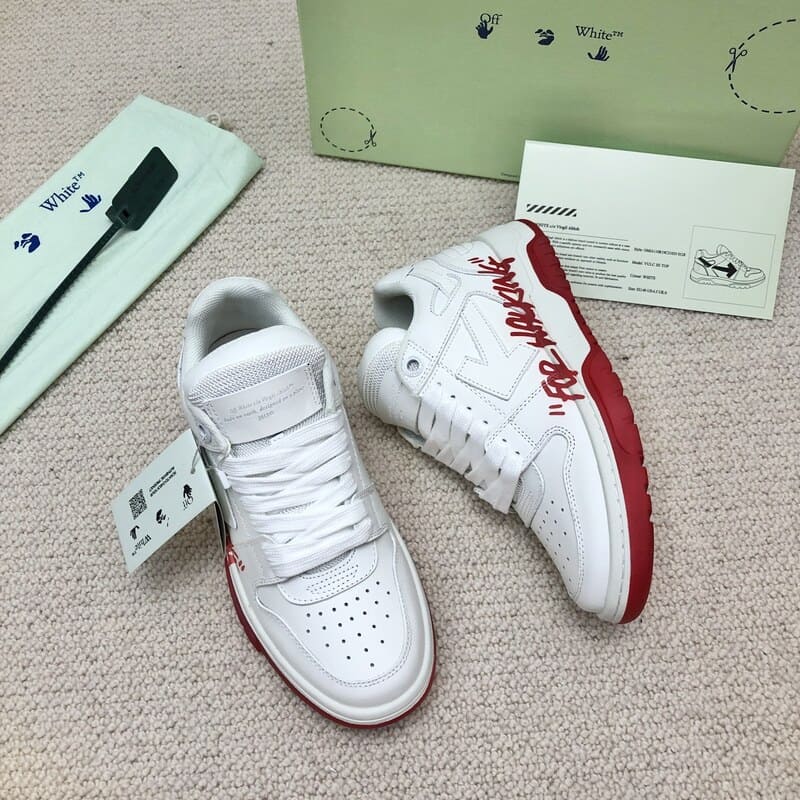 Off-White Out of Office Low For Walking White Red - HYPER LIST