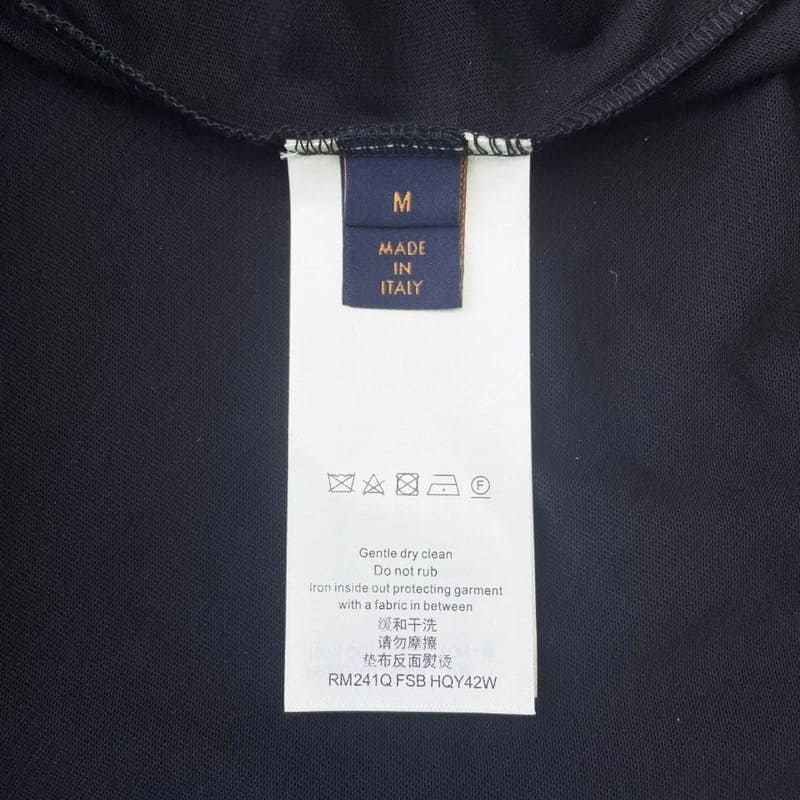 Camiseta Louis Vuitton Gradient Cotton Black - HYPER LIST