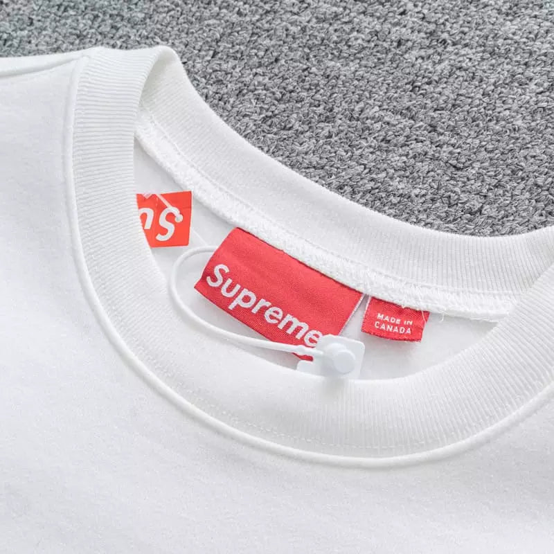 Moletom Supreme Kanji Logo White - HYPER LIST