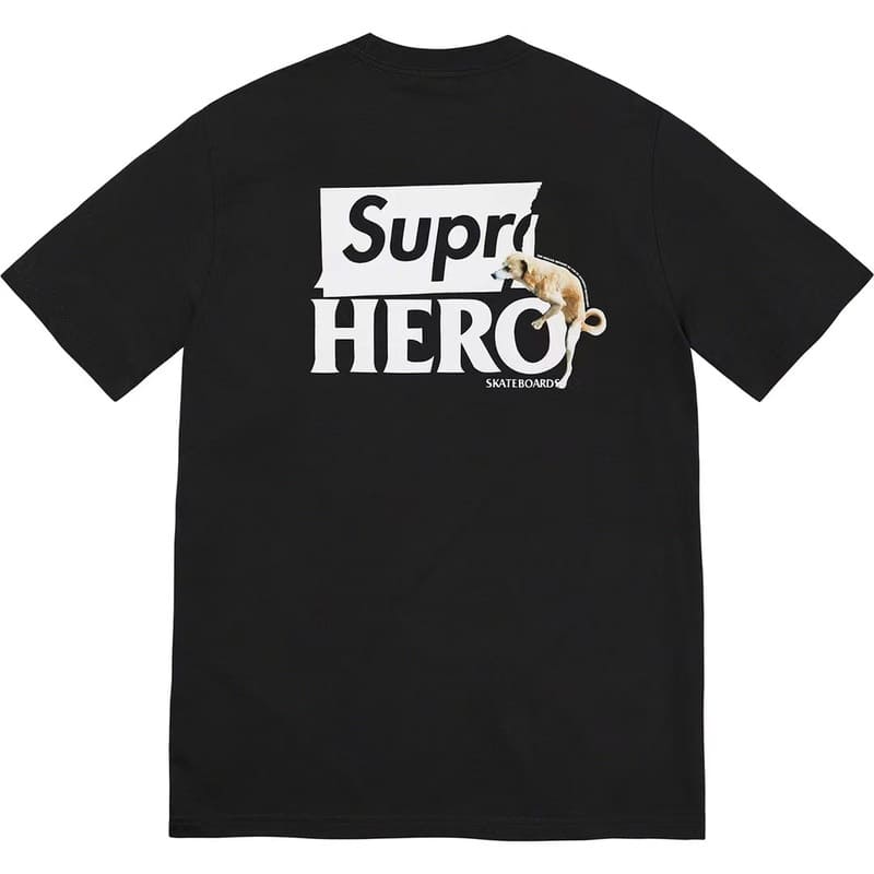 Camiseta Supreme ANTIHERO Dog - HYPER LIST