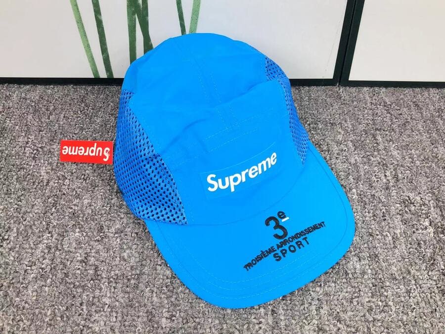 Boné Supreme Mesh Side Panel Camp Azul - HYPER LIST