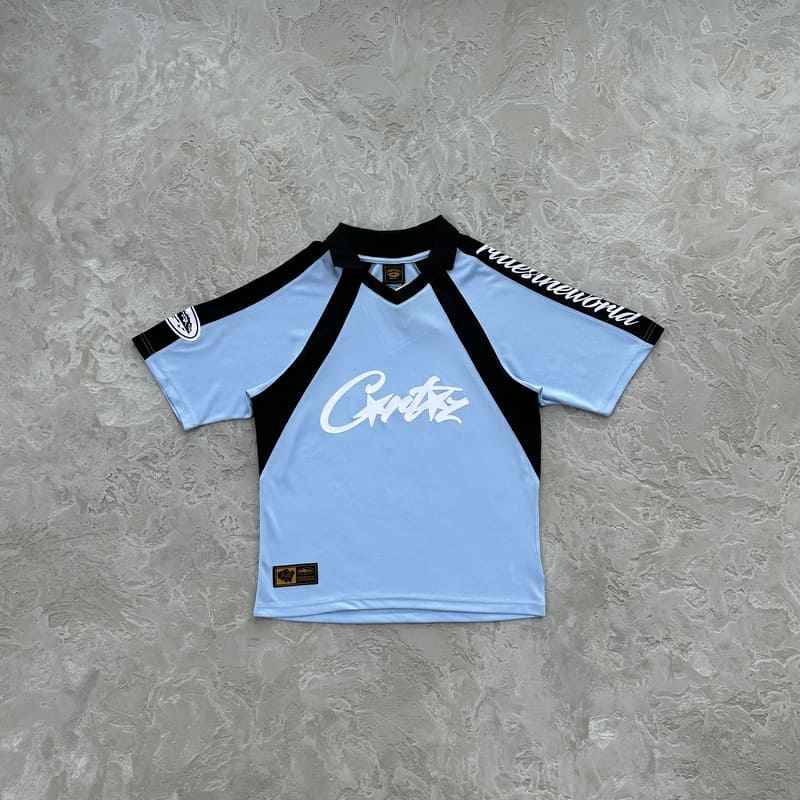 Camiseta Corteiz Alcatraz Football Azul - HYPER LIST
