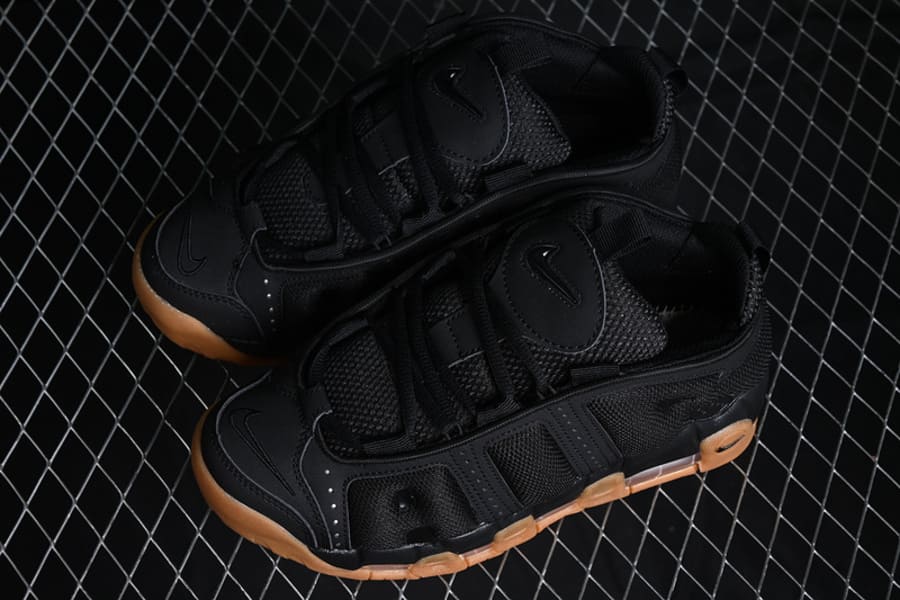 Nike Air More Uptempo Low Black Gum - HYPER LIST