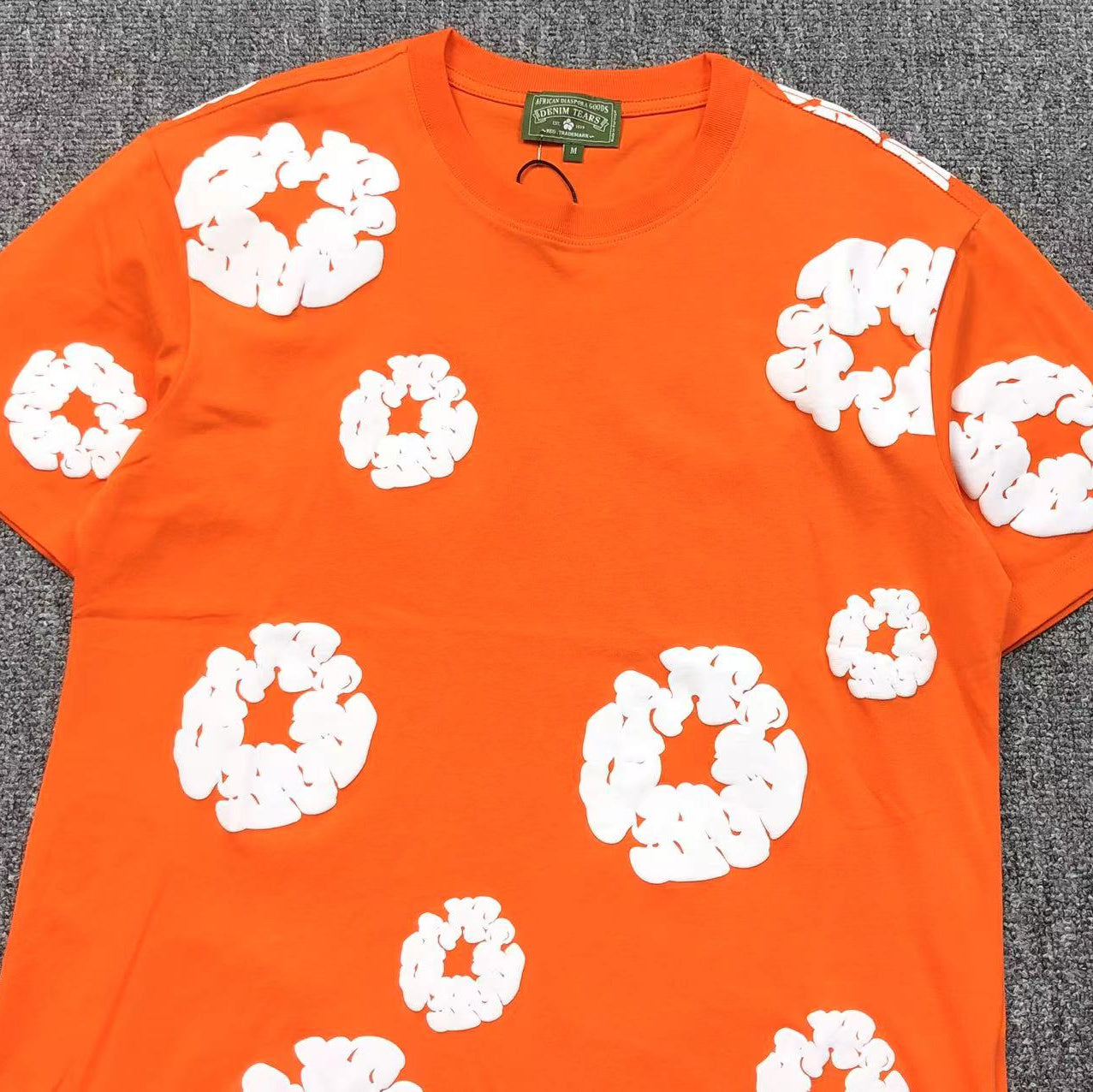 Denim Tears Orange Short Set