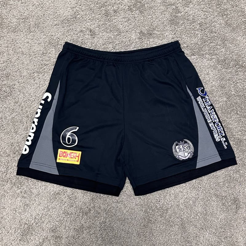 Conjunto Supreme Hooded Soccer Preto - HYPER LIST
