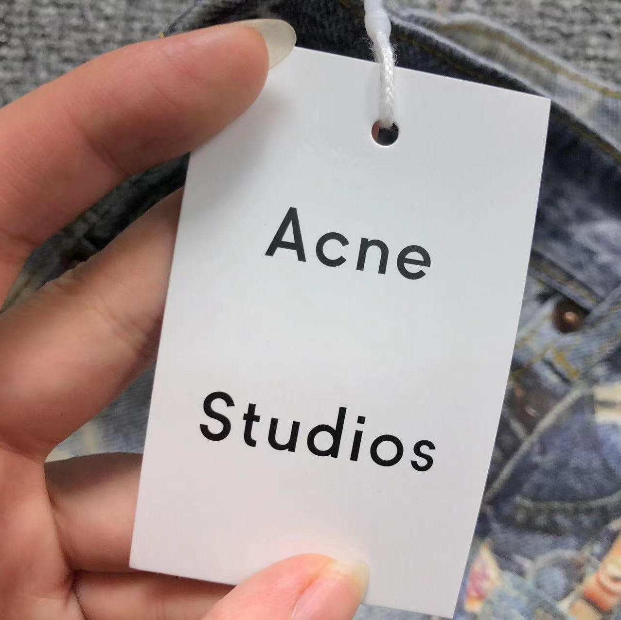 Pantalon gris Acne Studios