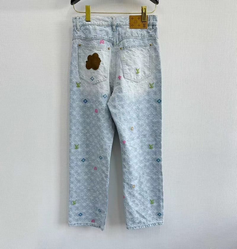 Calça Louis Vuitton by Tyler, the Creator Monogram Denim - HYPER LIST