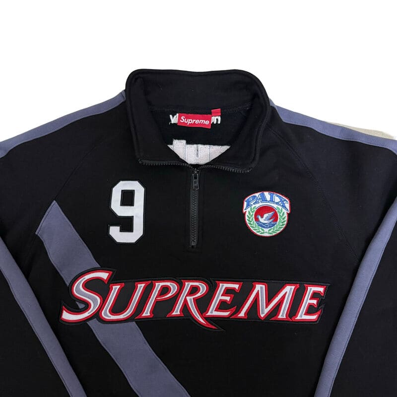 Jaqueta Supreme Equipe Half Zip Preta - HYPER LIST