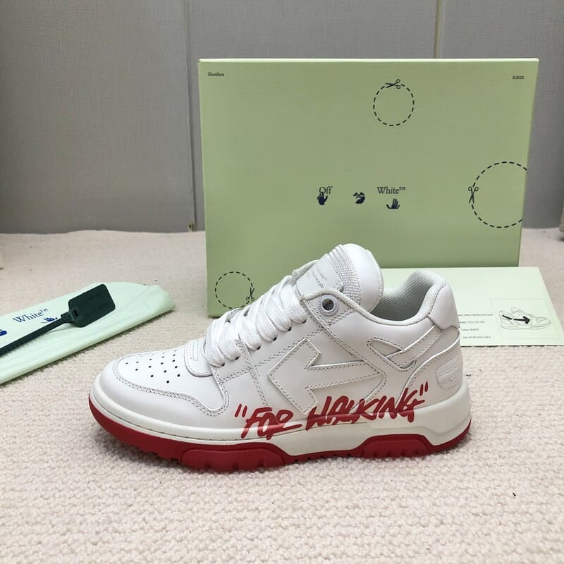 Off-White Out of Office Low For Walking White Red - HYPER LIST