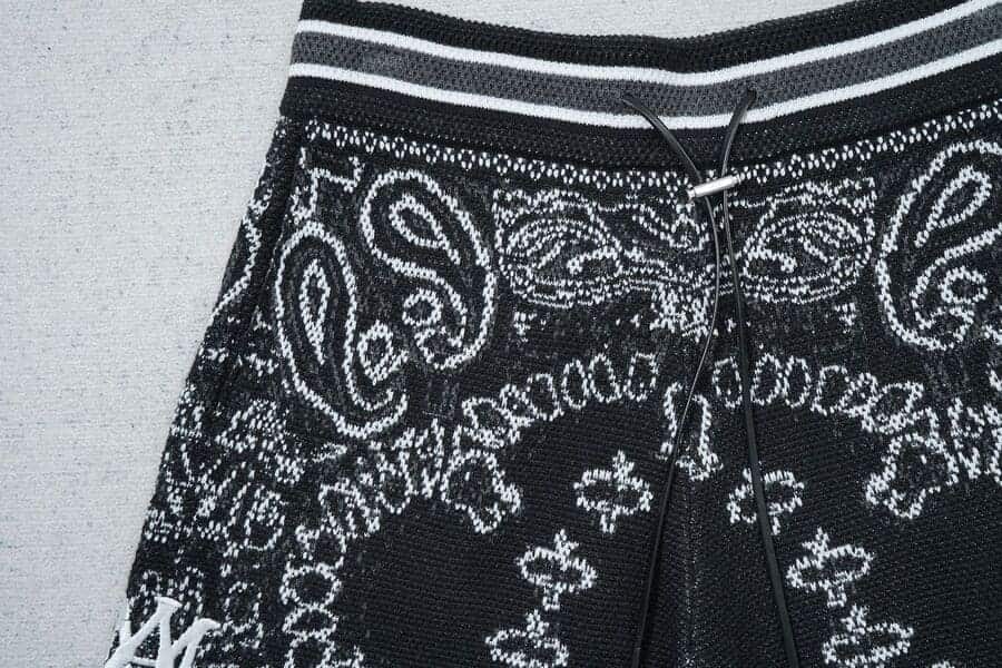 Amiri Bandana Crochet Basketball Shorts - HYPER LIST