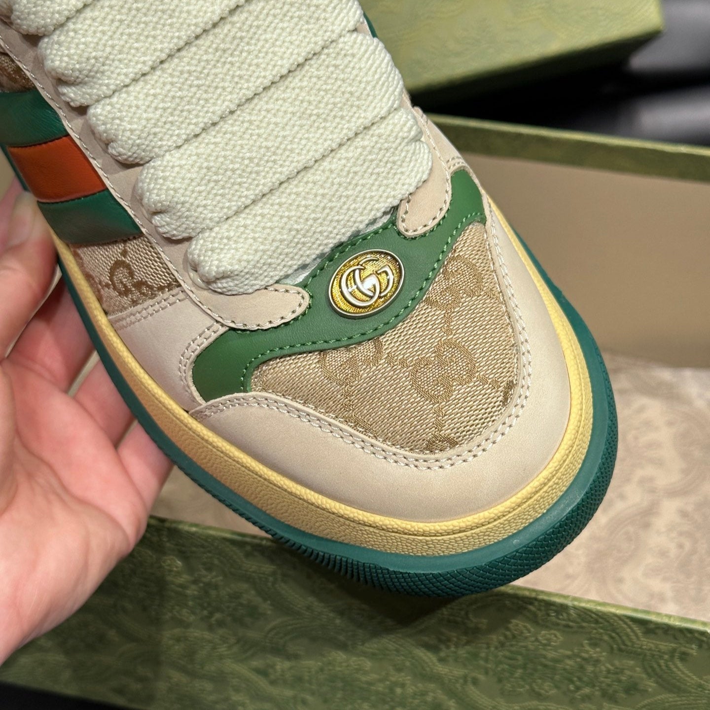 Gucci Screener 70TH Green