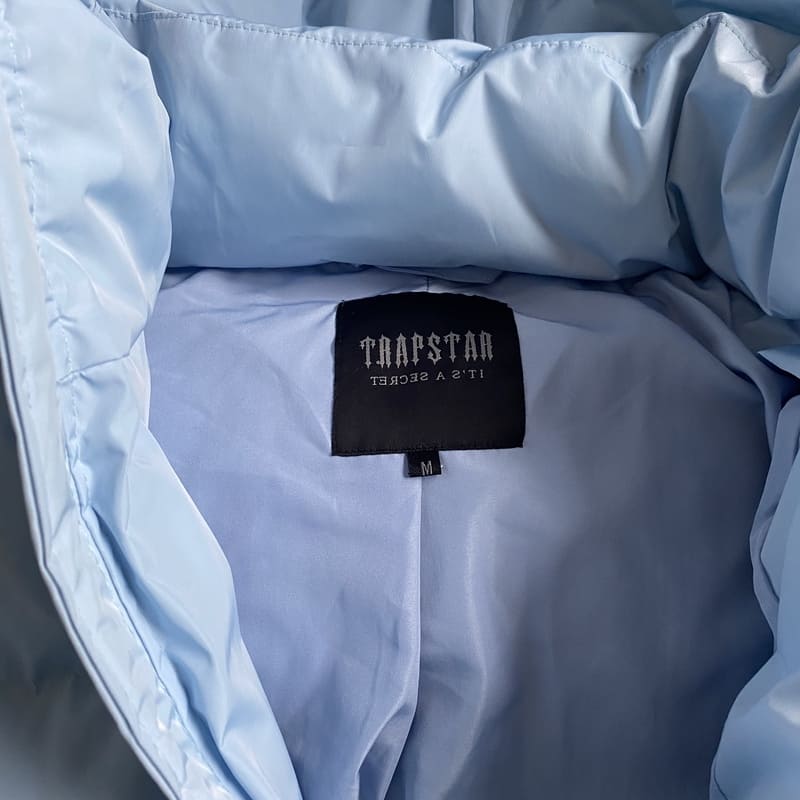 Jaqueta Puffer Trapstar Detachable Ice Blue - HYPER LIST