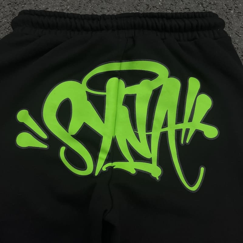 Conjunto Synaworld Logo Black Green - HYPER LIST