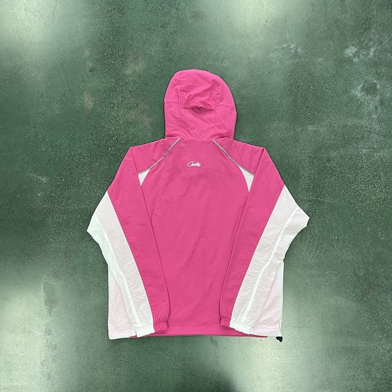 Jaqueta Corta Vento Corteiz Rosa Branco - HYPER LIST