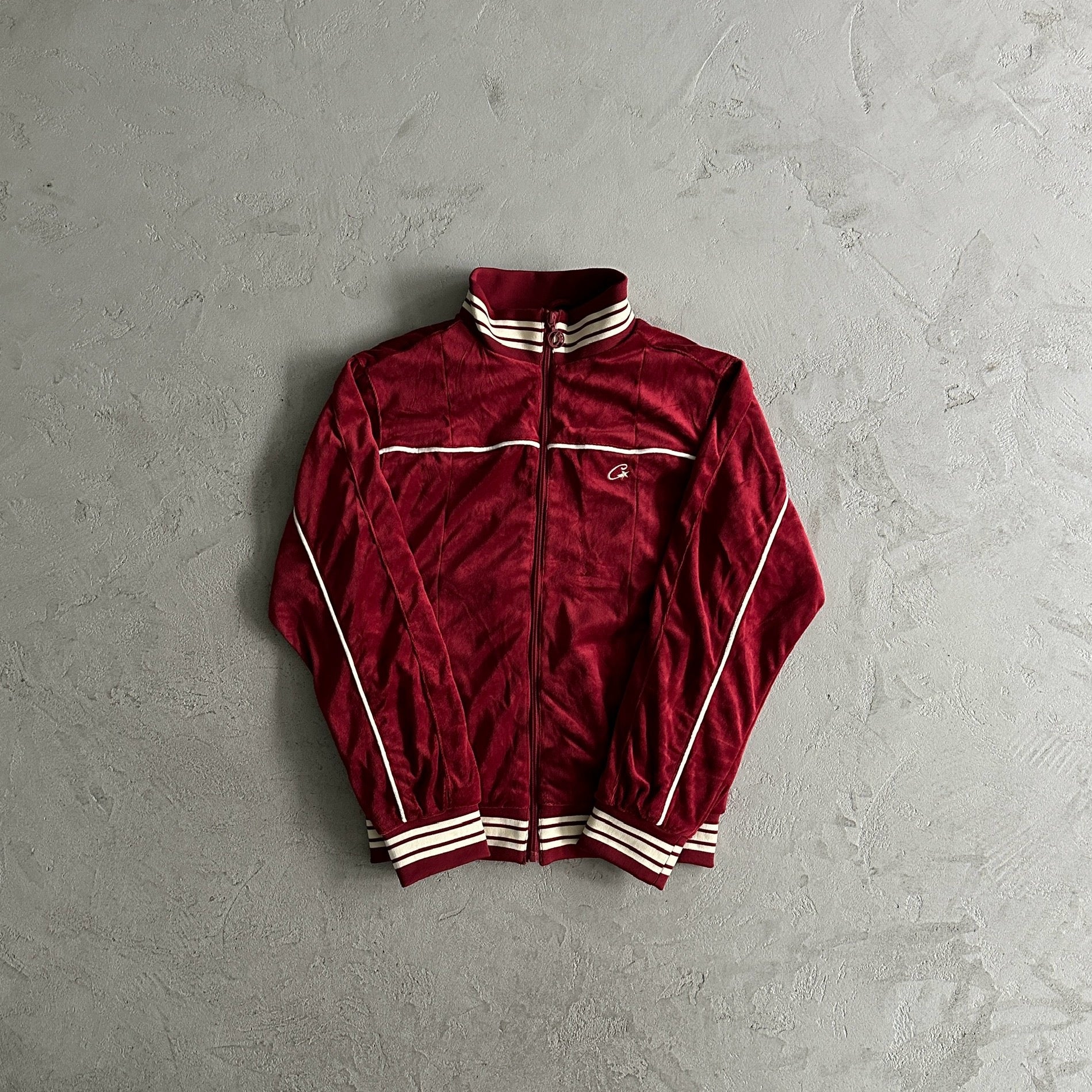 Corteiz Velour Red Tracksuit - HYPER LIST