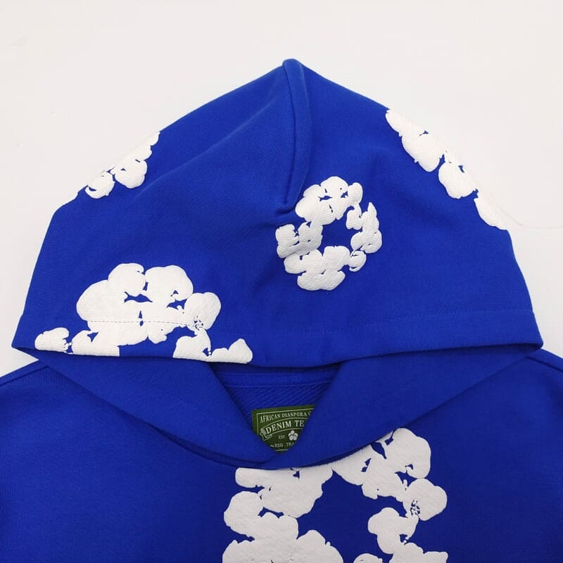 Moletom Denim Tears The Cotton Wreath Blue - HYPER LIST