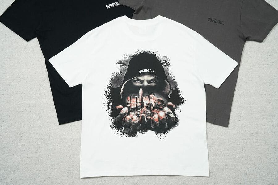 Camiseta Supreme Fighter White - HYPER LIST