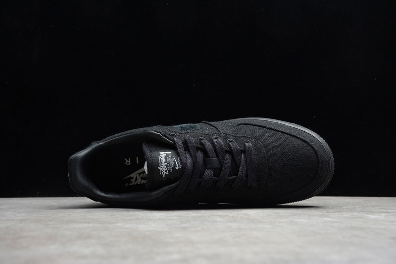 Stussy x Nike Air Force 1 Triple Black - HYPER LIST