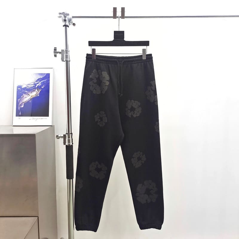 Calça Denim Tears Cotton Wreath Black Monochrome - HYPER LIST