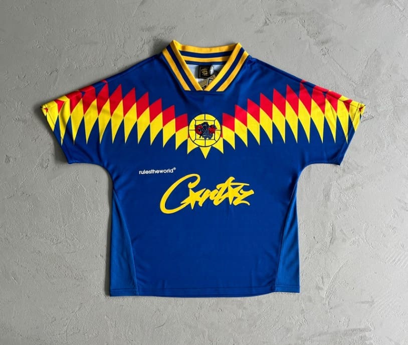 Camiseta Corteiz Futebol Azul - HYPER LIST