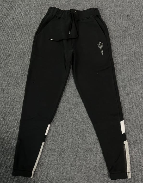 Conjunto Trapstar V Stripe Hoodie Tracksuit Black - HYPER LIST