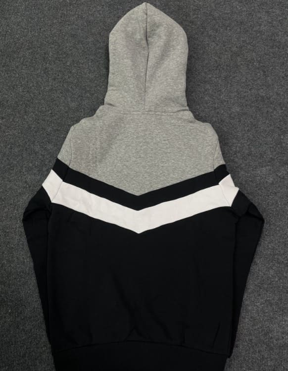 Conjunto Trapstar V Stripe Hoodie Tracksuit Black - HYPER LIST