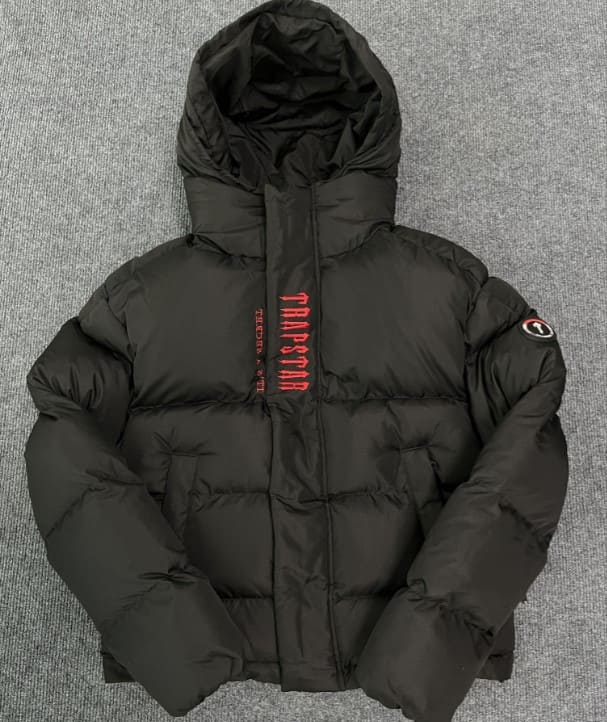 Jaqueta Trapstar Decoded Hooded Puffer 2.0 Infrared Edition - HYPER LIST