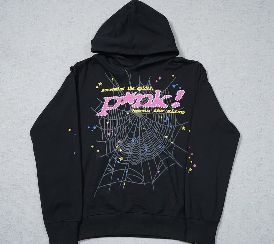 Moletom Sp5der P*NK Black - HYPER LIST