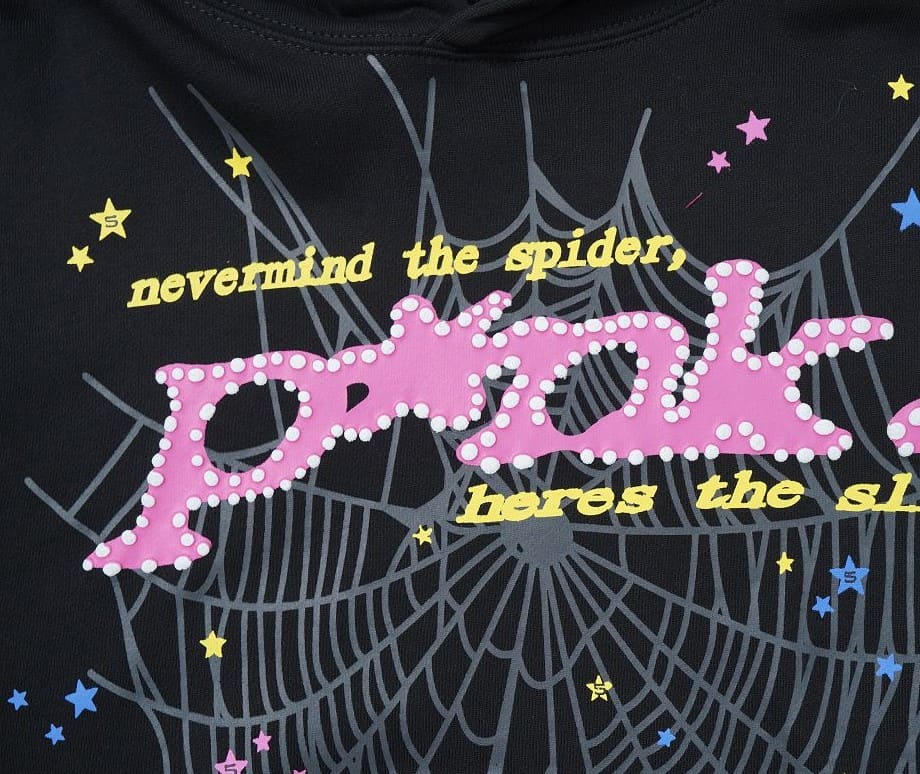 Moletom Sp5der P*NK Black - HYPER LIST
