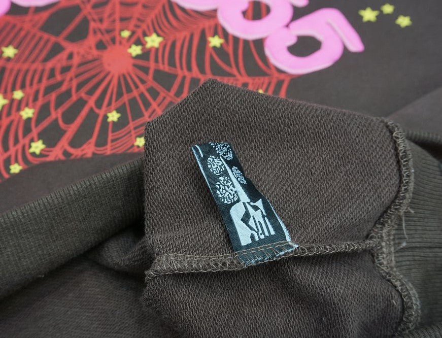 Moletom Sp5der Angel Number Brown - HYPER LIST