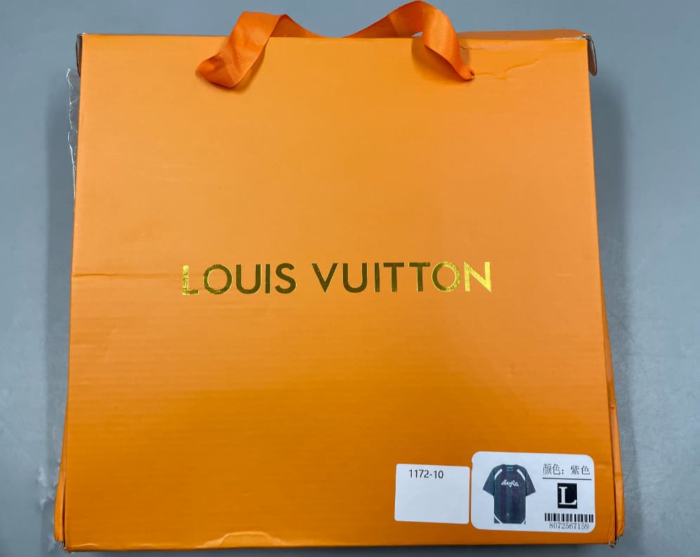 Camiseta Louis Vuitton Short-Sleeved Cotton Intarsia Crewneck - HYPER LIST