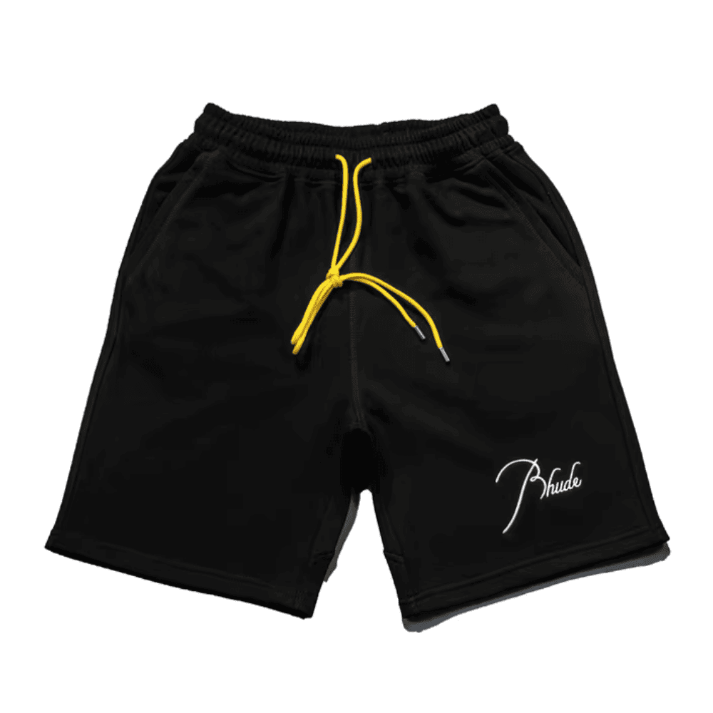 Shorts Rhude Logo Black - HYPER LIST
