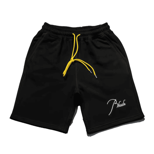 Shorts Rhude Logo Black - HYPER LIST