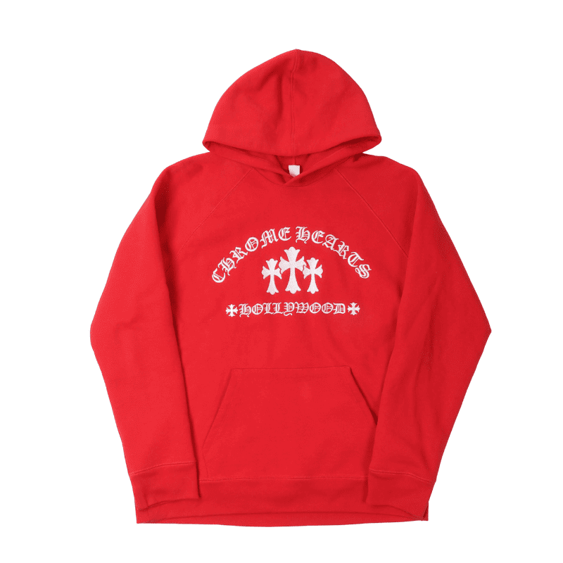 Moletom Chrome Hearts 3 Cross Vermelho - HYPER LIST