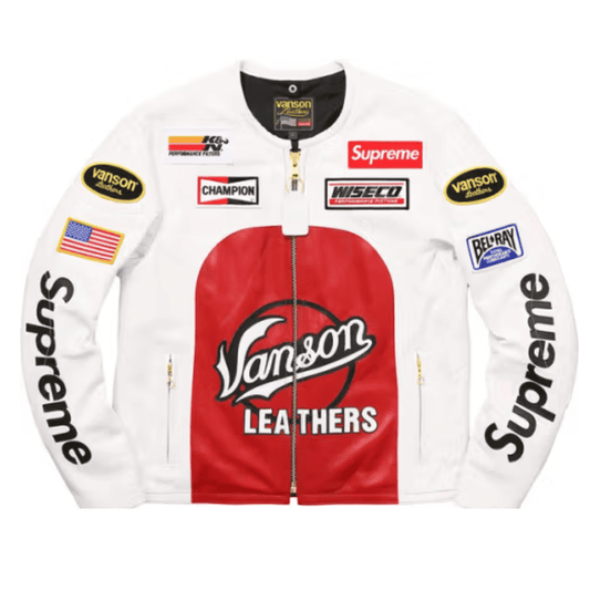Jaqueta Supreme Leather Star Vanson Biker - HYPER LIST