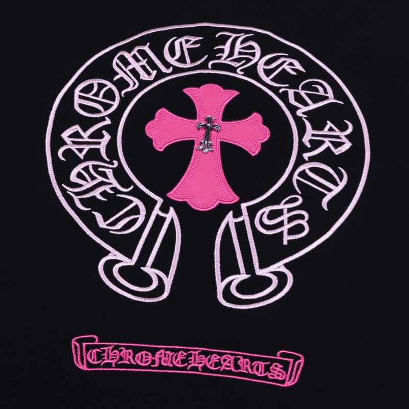 Camiseta Chrome Hearts Pink Cross - HYPER LIST
