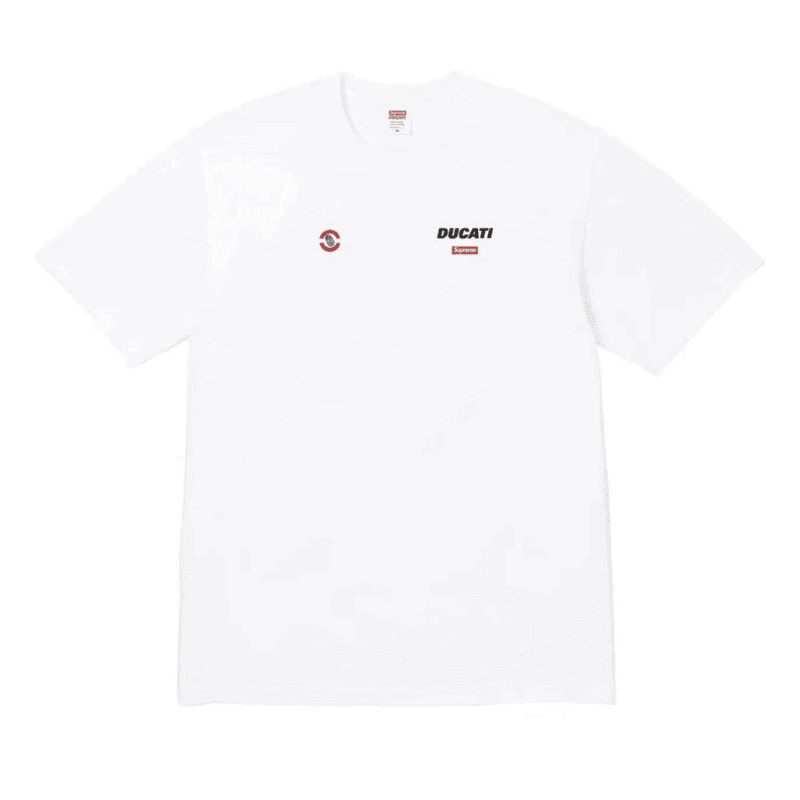 Camiseta Supreme Ducati Logo White - HYPER LIST