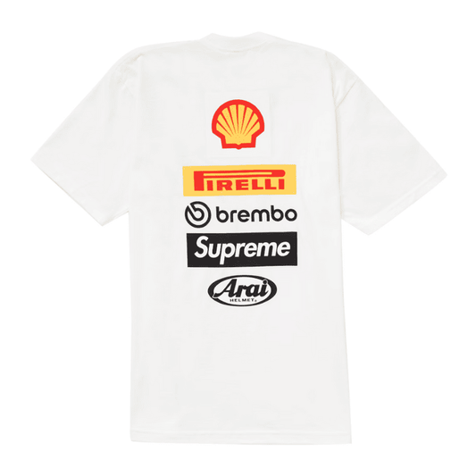 Camiseta Supreme Ducati Logo White - HYPER LIST