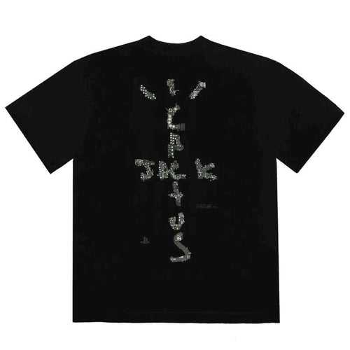 Camiseta Cactus Jack Travis Scott x Playstation Black - HYPER LIST