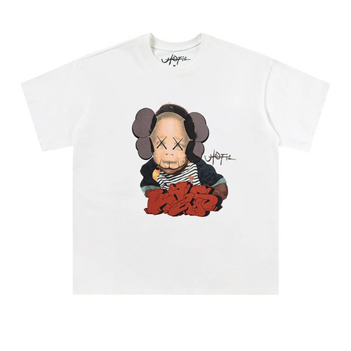 Camiseta Travis Scott x KAWS - HYPER LIST