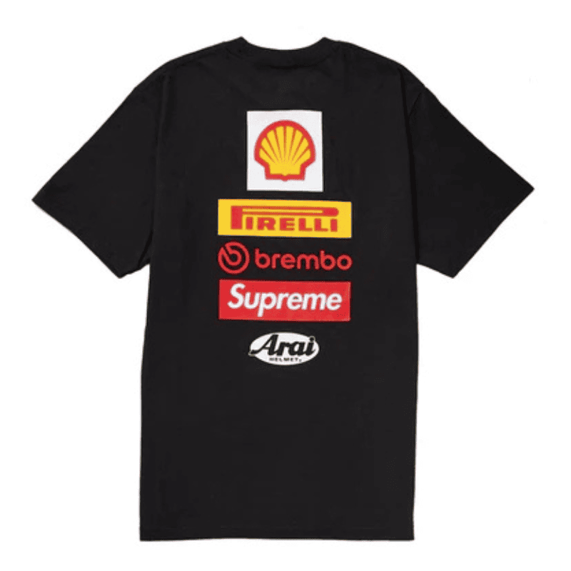 Camiseta Supreme Ducati Logo Black - HYPER LIST