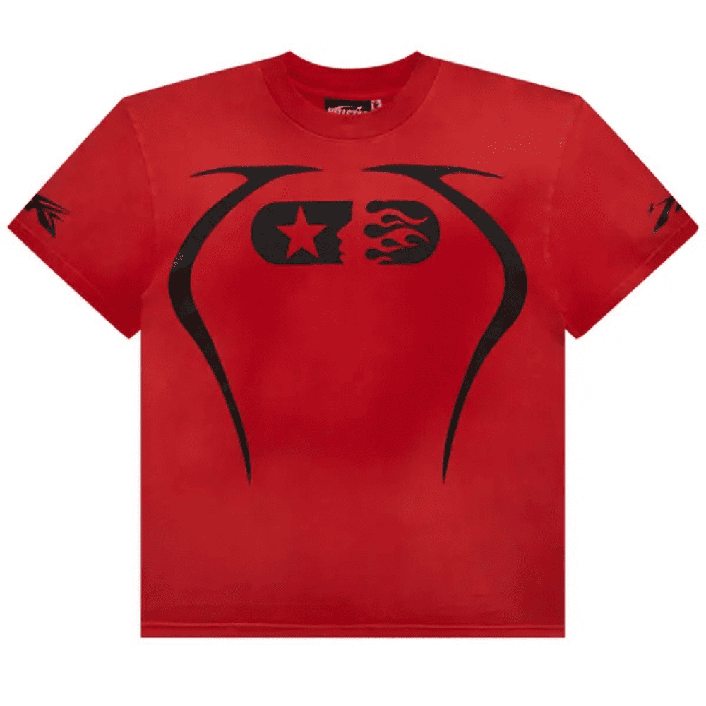 Camiseta Hellstar Warm Up Red - HYPER LIST