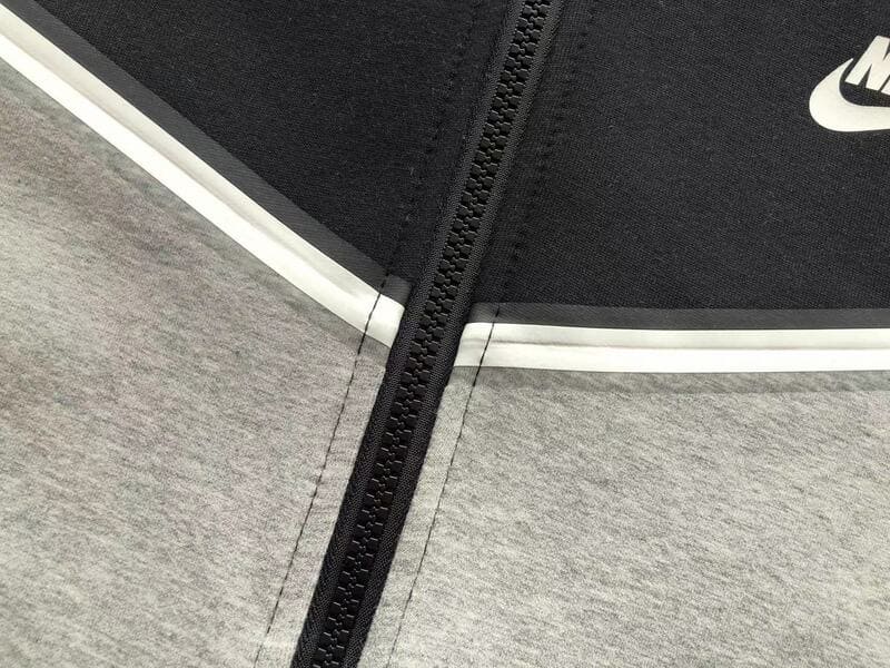 Jaqueta Nike Tech Fleece Preta e Cinza - HYPER LIST