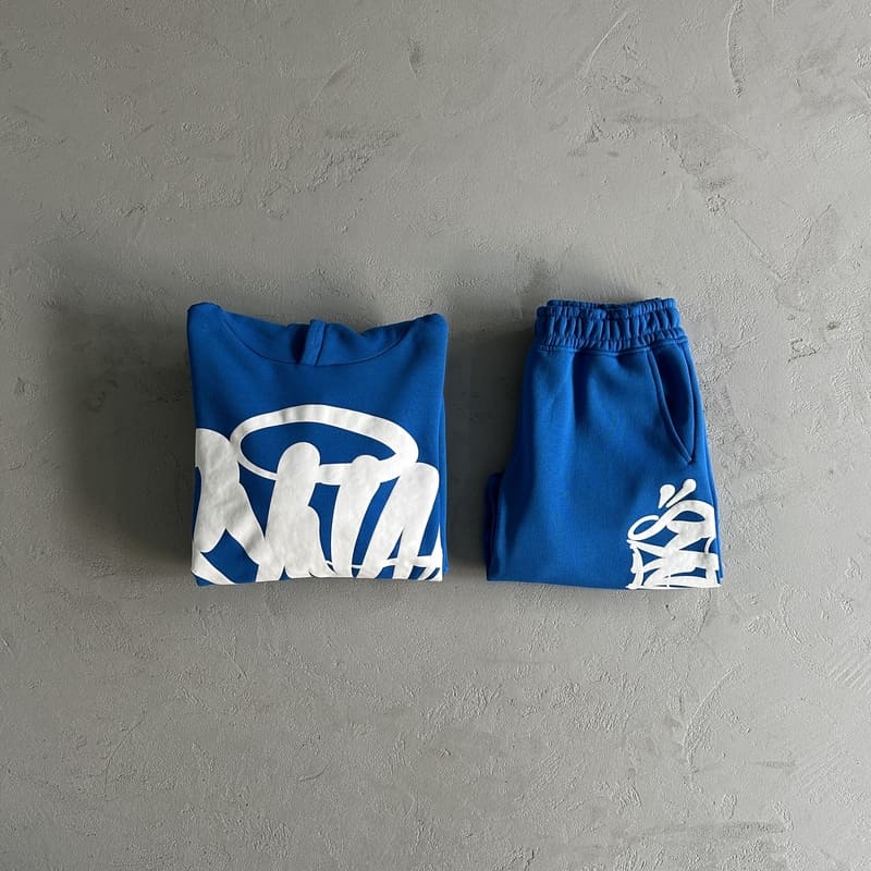 Conjunto Team Syna Hood Twinset Blue - HYPER LIST